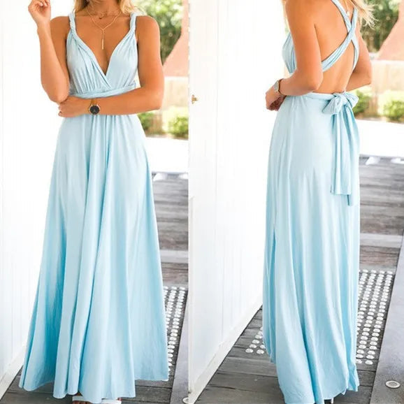 Lightweight Ladies Floral Maxi Dress