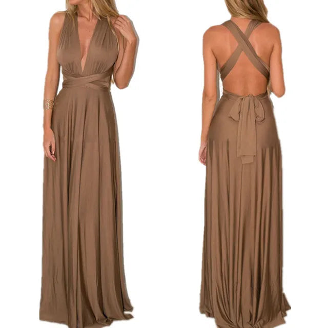 Lightweight Ladies Floral Maxi Dress