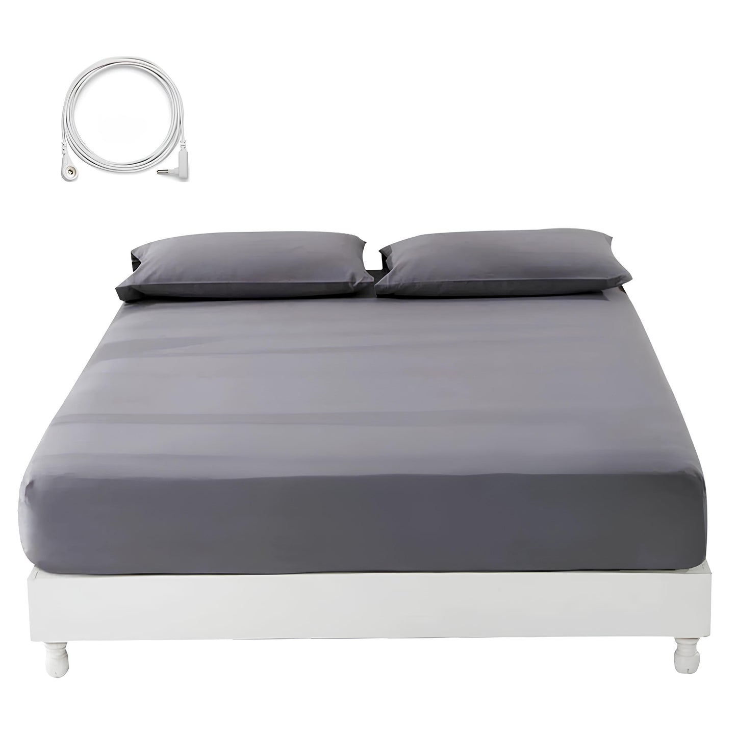 Conductive Earth Fitted Sheet with Grounding Cord - VogeLuxe