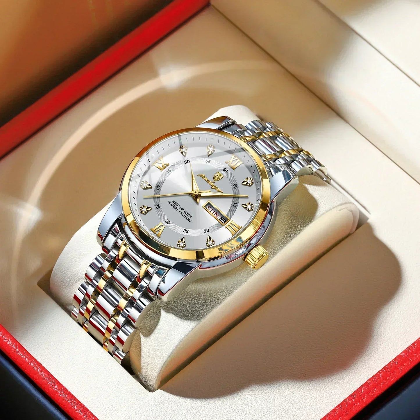 Luxury Quartz Chrono Watch