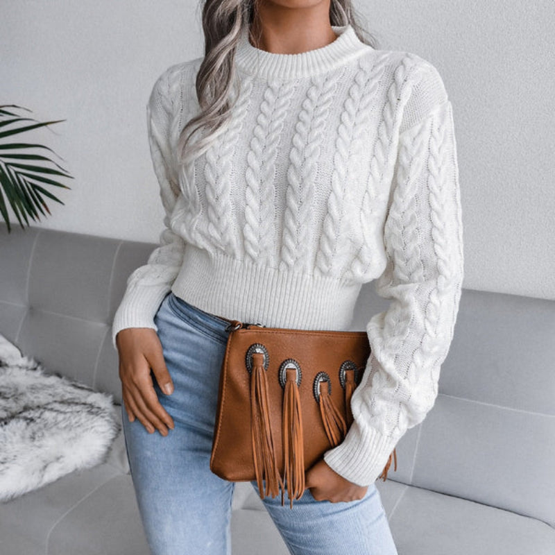 Women's Cozy Animal Print Jumper