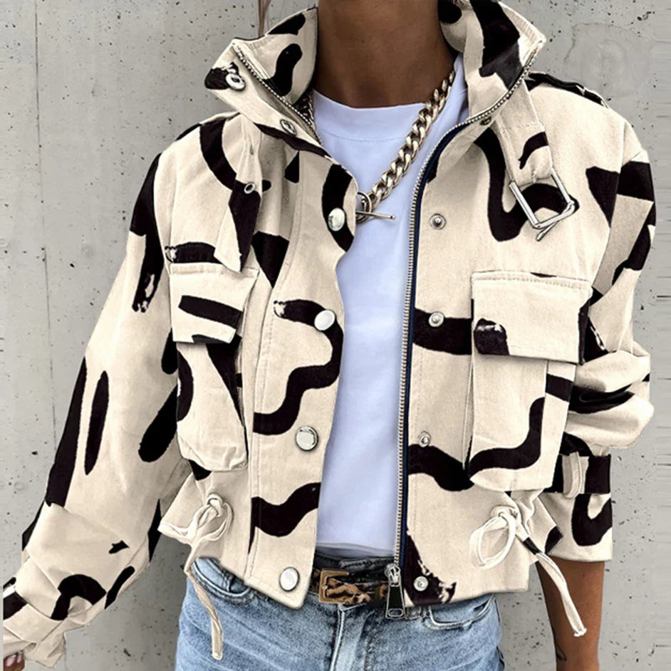 Fashionable Urban Button Down Jacket