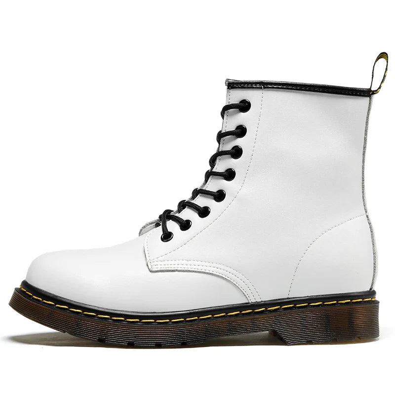 Insulated Leather Waterproof Chelsea Ankle Boots