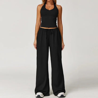 Ladies' Breathable Tank & Elastic Waist Jogger Pants