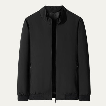 VogeLuxe | Men’s Stylish Stand Collar Bomber Jacket