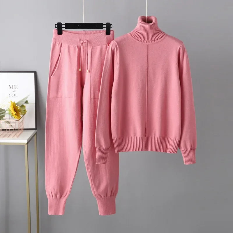Cozy Women's 2-Piece Knit Outfit