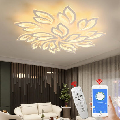 Floral Glass Hanging Lamps