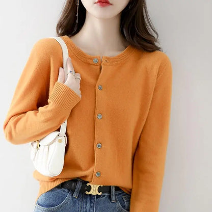 Luxurious Cashmere Open Front Cardigan for Women