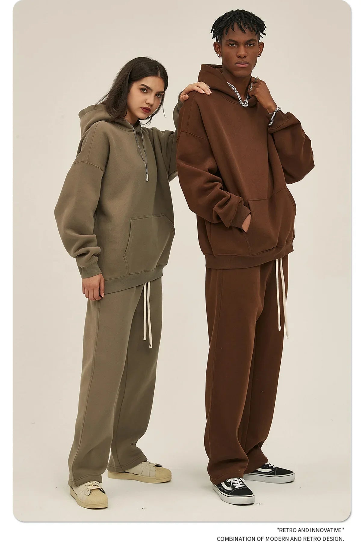 Soft Men's Fleece Hoodie and Sweatpants Set - VogeLuxe