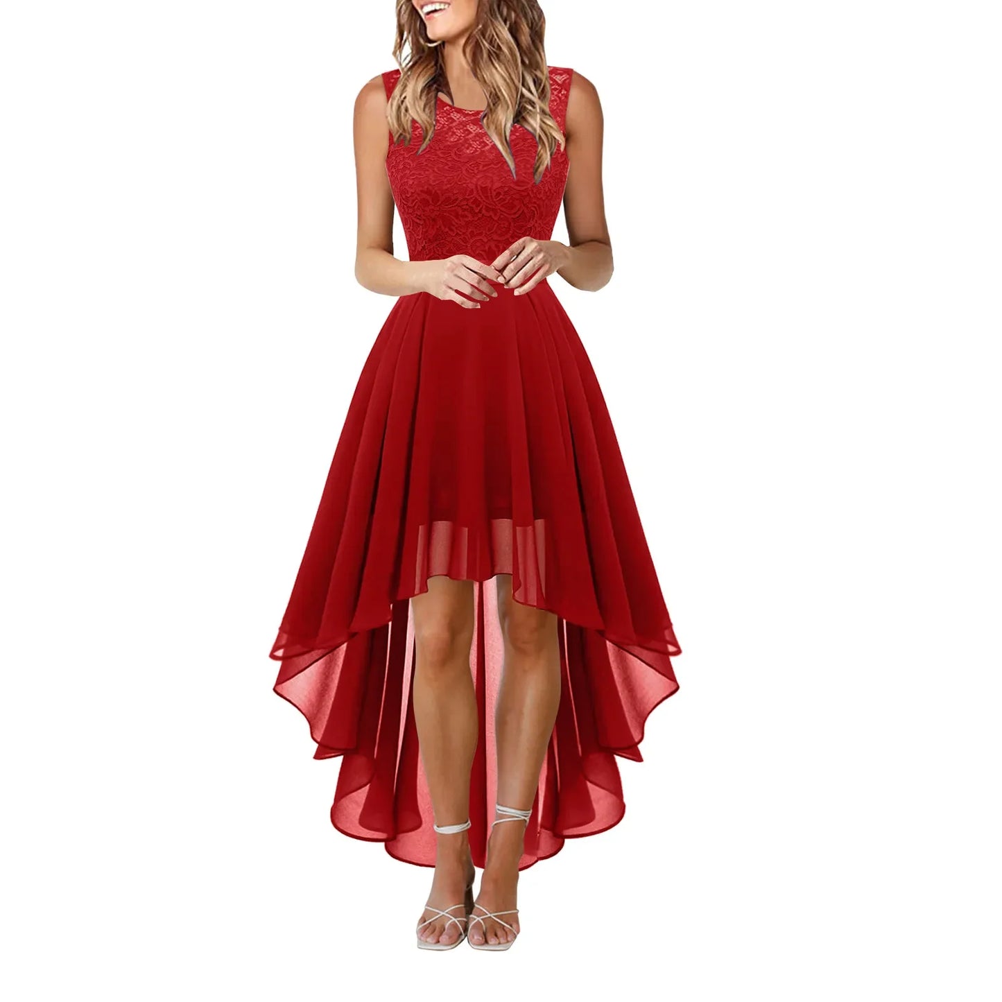 Elegant Lace Short Party Dress