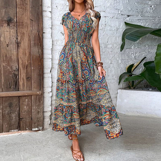 Chic Boho Maxi Sundress for Women - VogeLuxe
