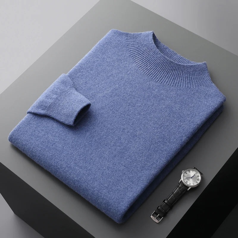 Classic Crew Neck Men's Sweater - VogeLuxe