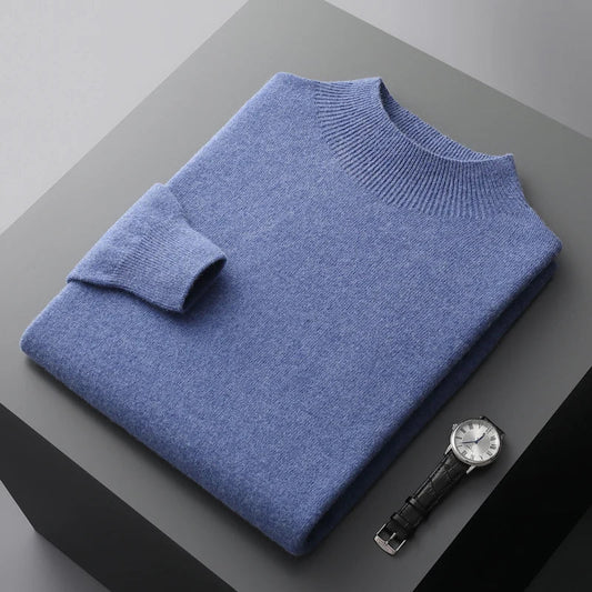 Classic Crew Neck Men's Sweater - VogeLuxe