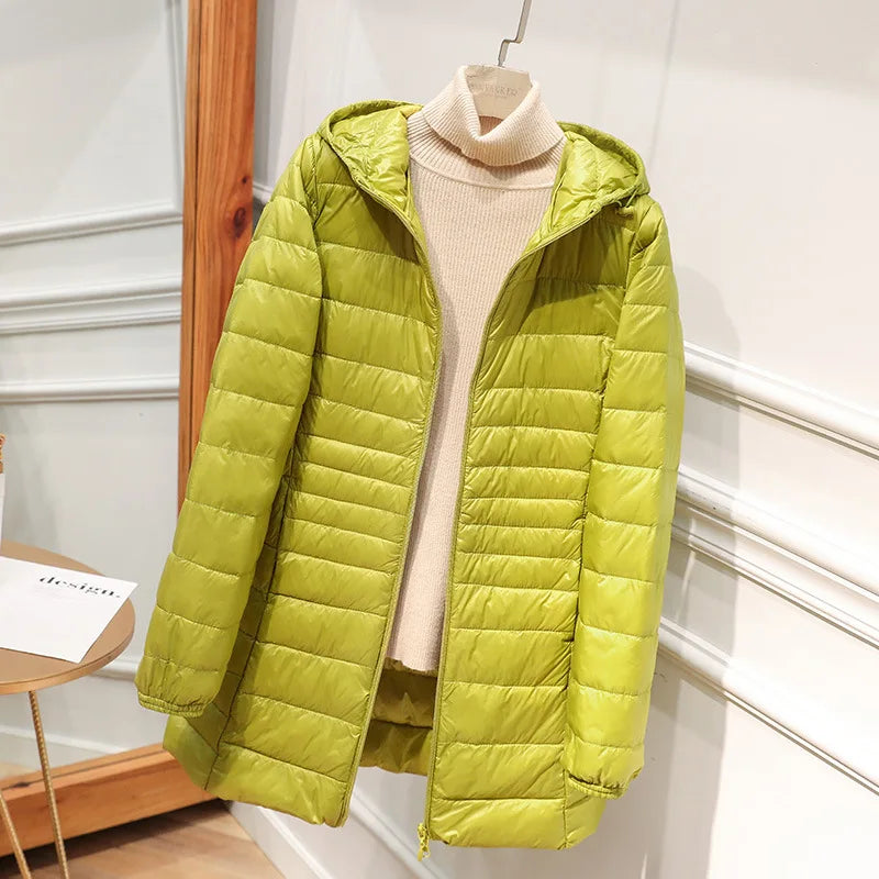 Ladies Insulated Down Parka with Travel Bag