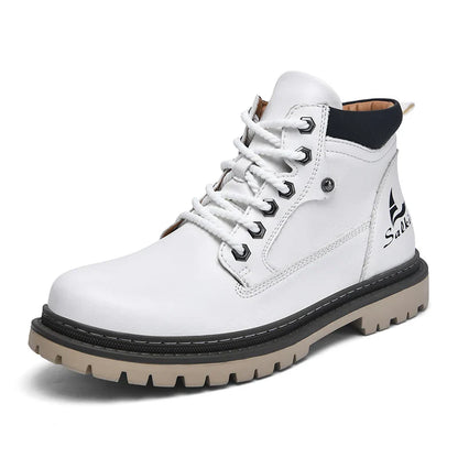 Genuine Leather Ankle Warm Boots UK