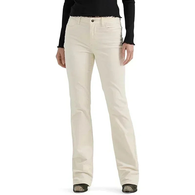 Comfortable Fit White Skinny Straight Jeans