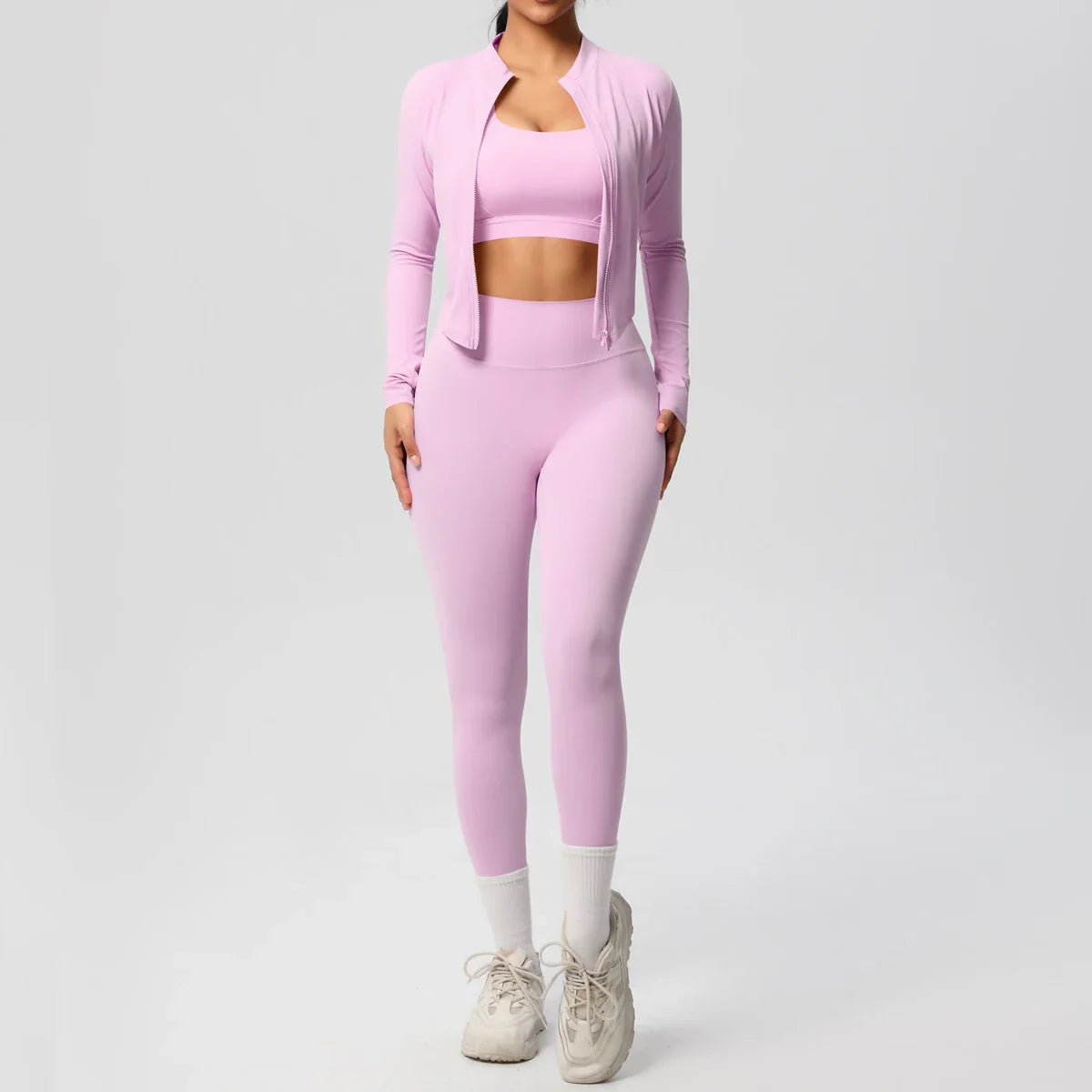 Comfortable 3-Piece Fitness Outfit