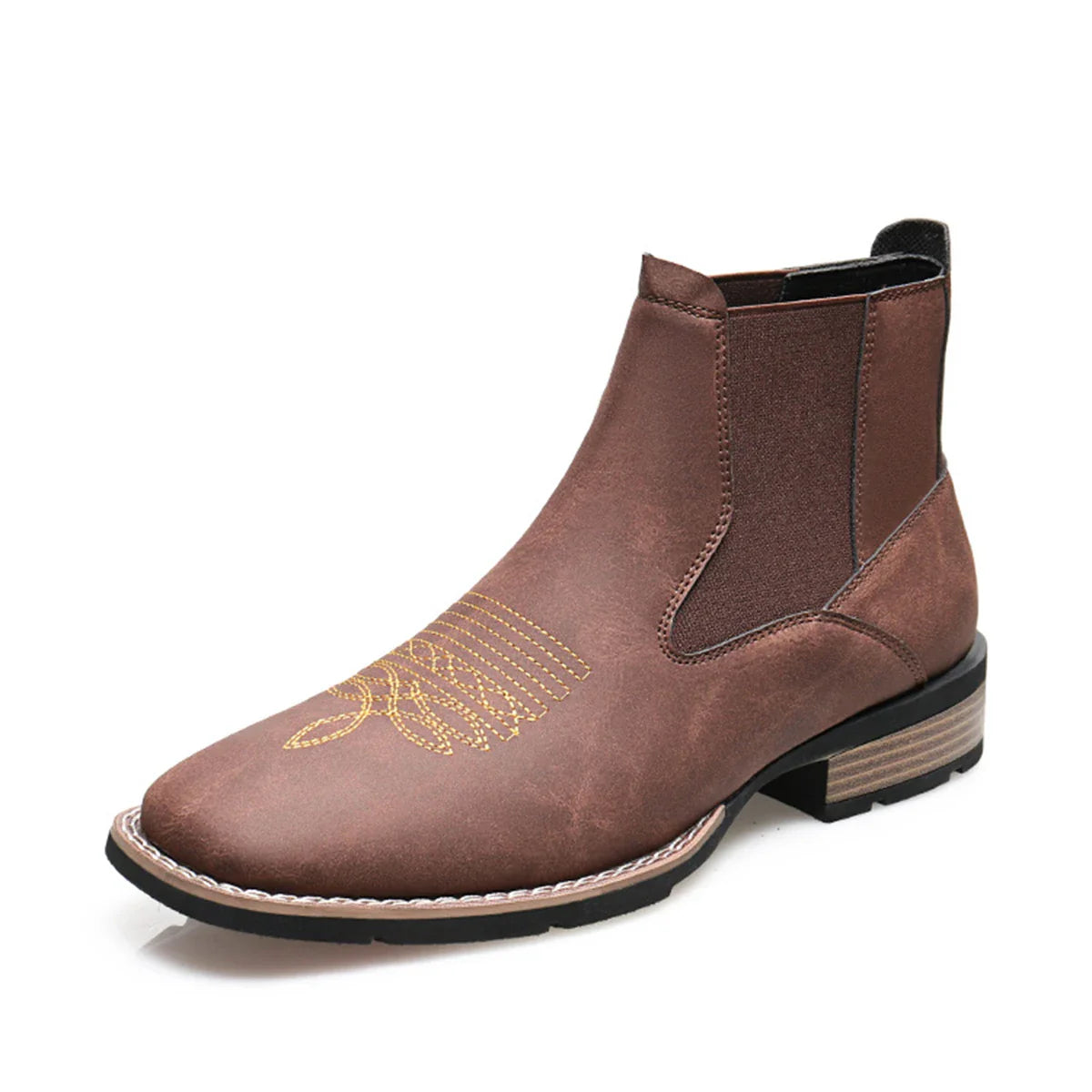 Stylish Men's Detailed Low Boots