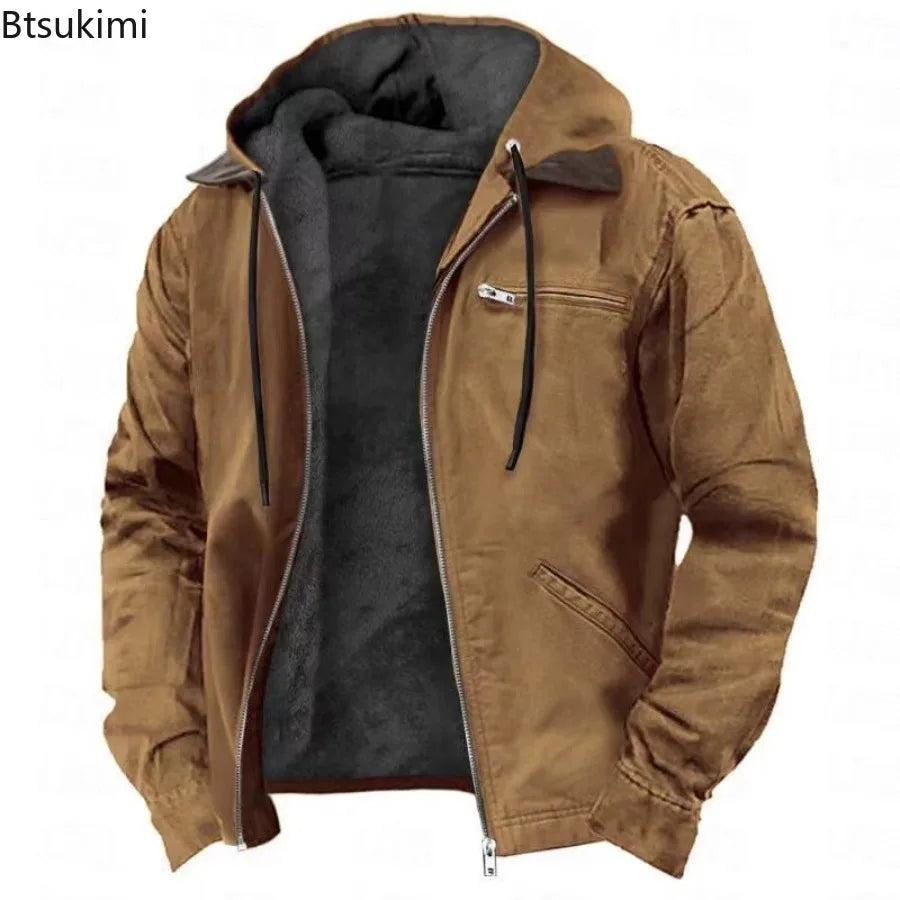 Cozy Men's Fleece Hooded Sweatshirt - BritishElegance