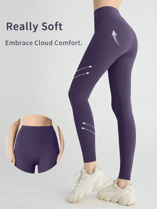 Comfortable High Waist Yoga Pants for Women Fitness Leggings - VogeLuxe