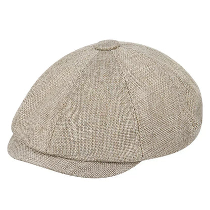 Classic Wool Newsboy Cap - Traditional Unisex Hat