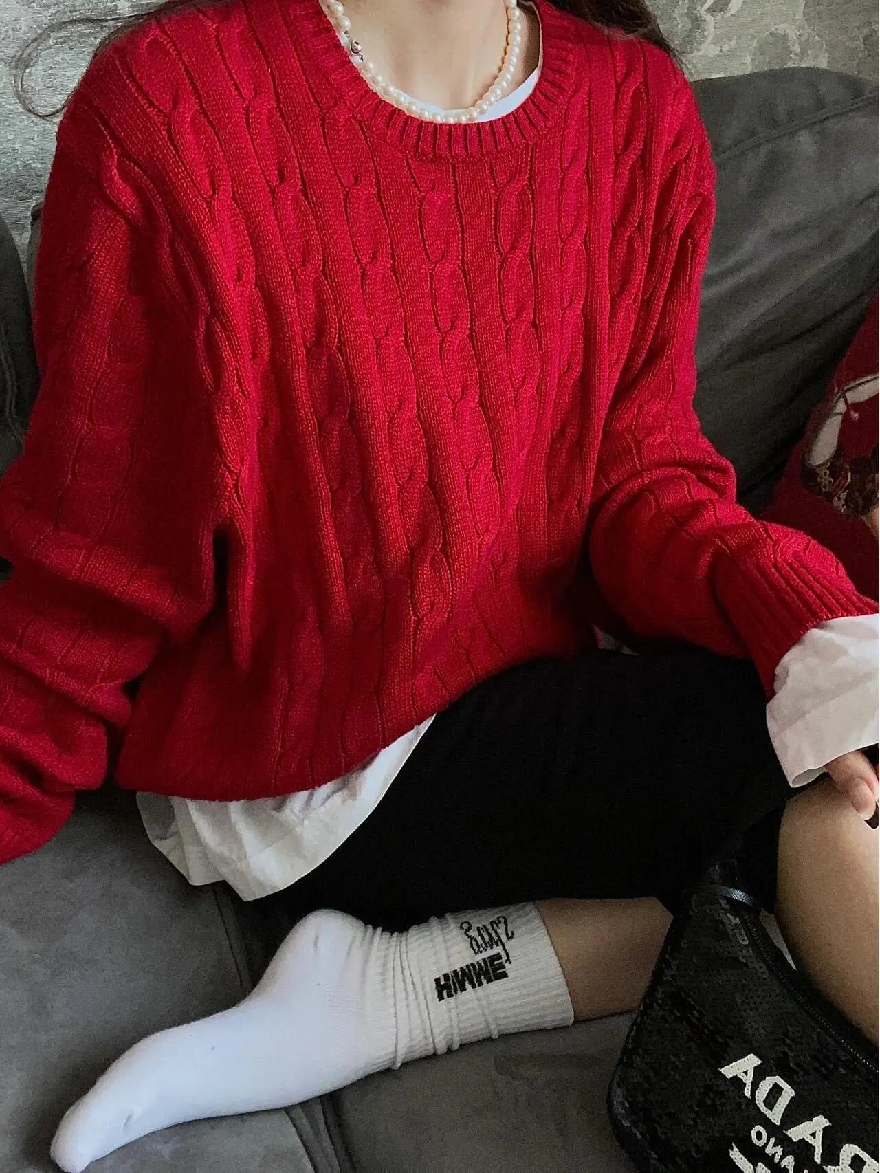 Cozy Oversized Women's Chunky Sweater