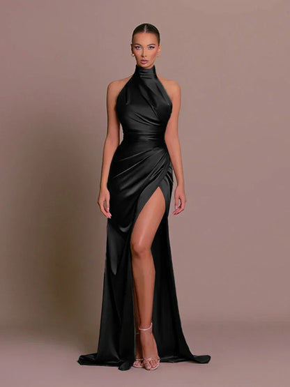 Chic Formal Side-Slit Party Dress