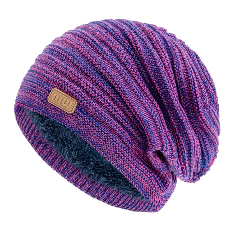 Casual Colorful Oversized Cold Weather Hat