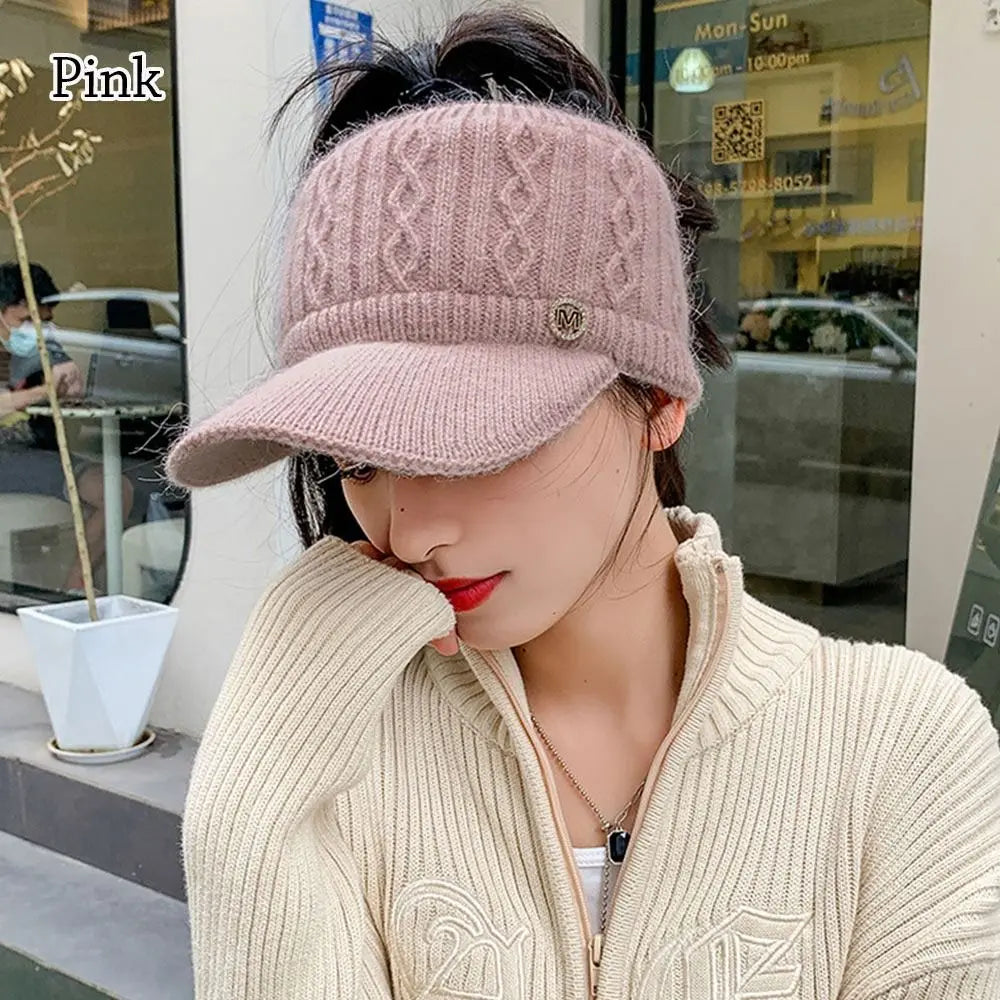 Warm Fuzzy Rabbit Fur Winter Hat