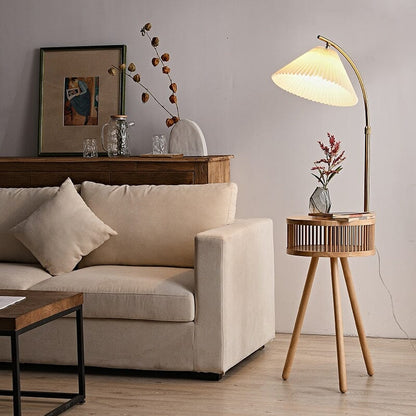 Elegant Floral Standing Lamp - VogeLuxe