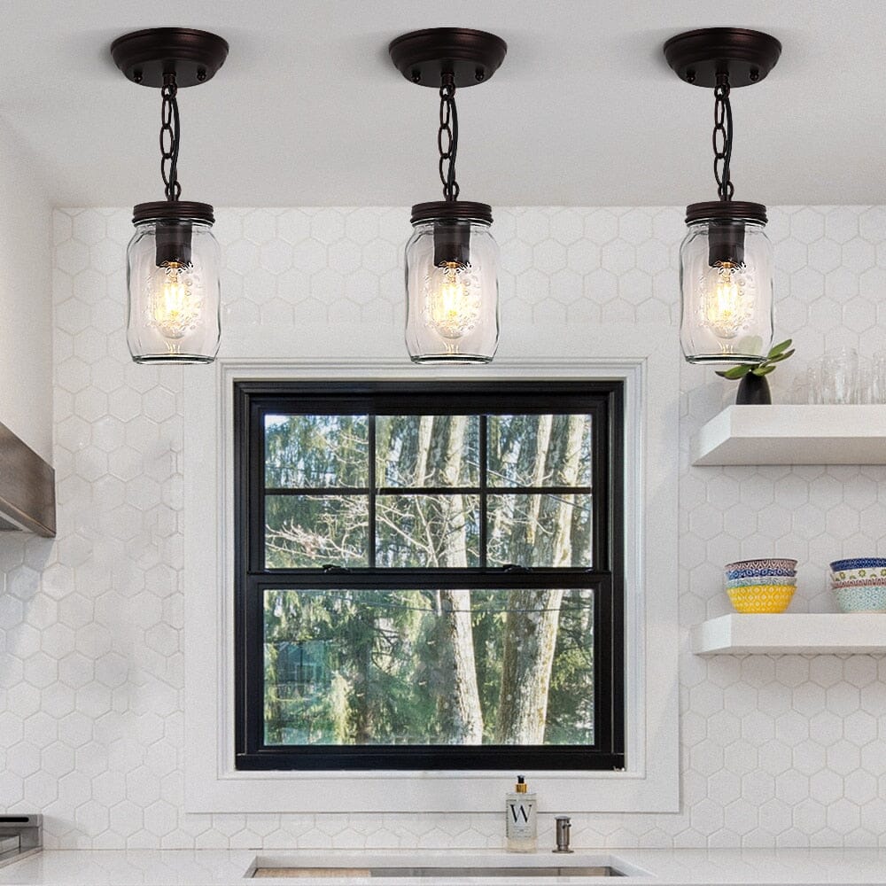 Industrial Chic Hanging Lights