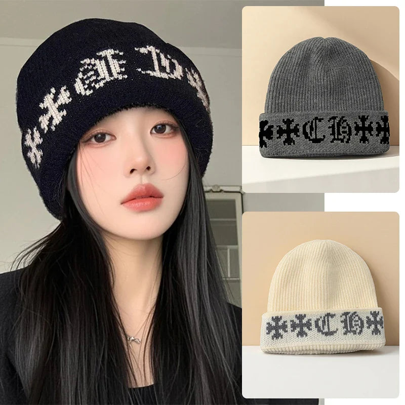 Fun Graphic Winter Beanie Hat for Men and Women - BritishElegance