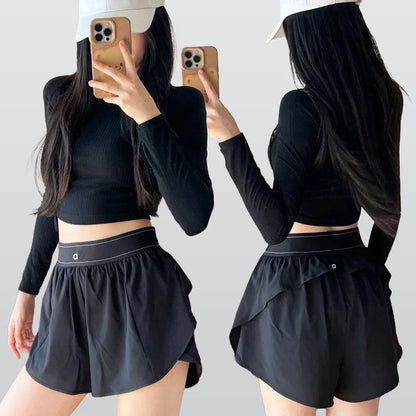 Lightweight Women's Quick Dry Athletic Shorts Elastic Waist - VogeLuxe
