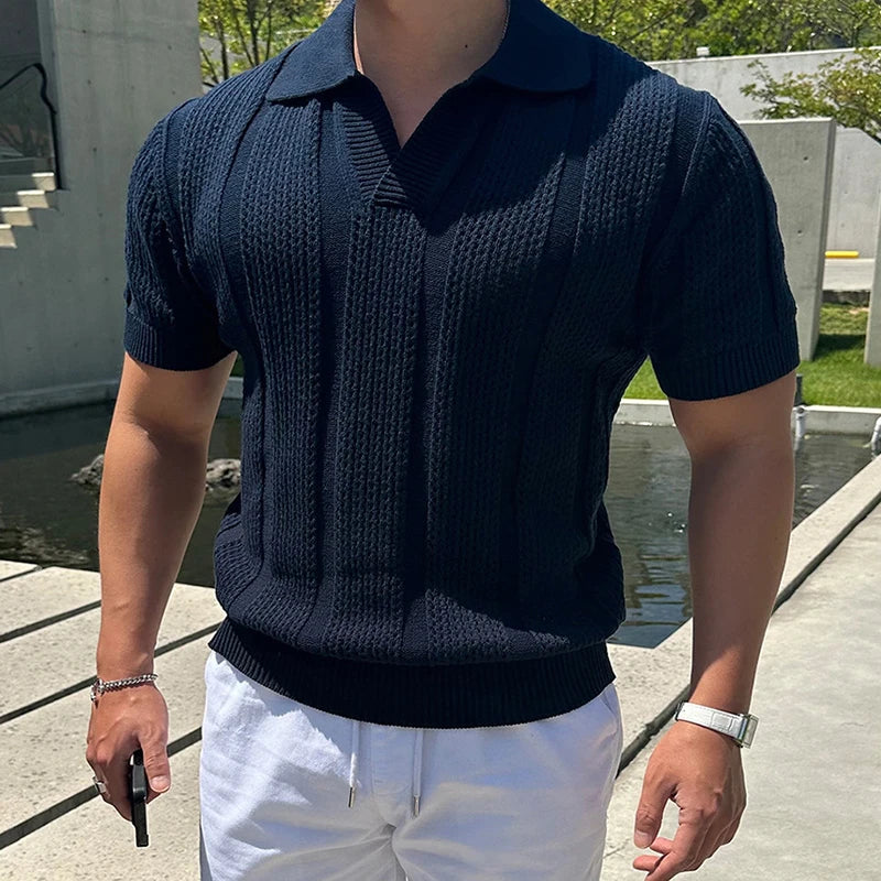 Lightweight Ventilated Polo Shirt for Men