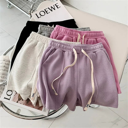 Casual Vintage High Waist Comfort Shorts - VogeLuxe