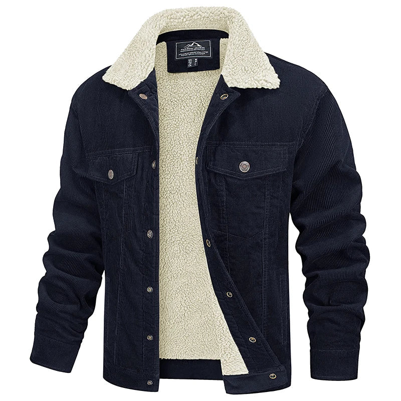 Rugged Mens Cotton Cord Jacket