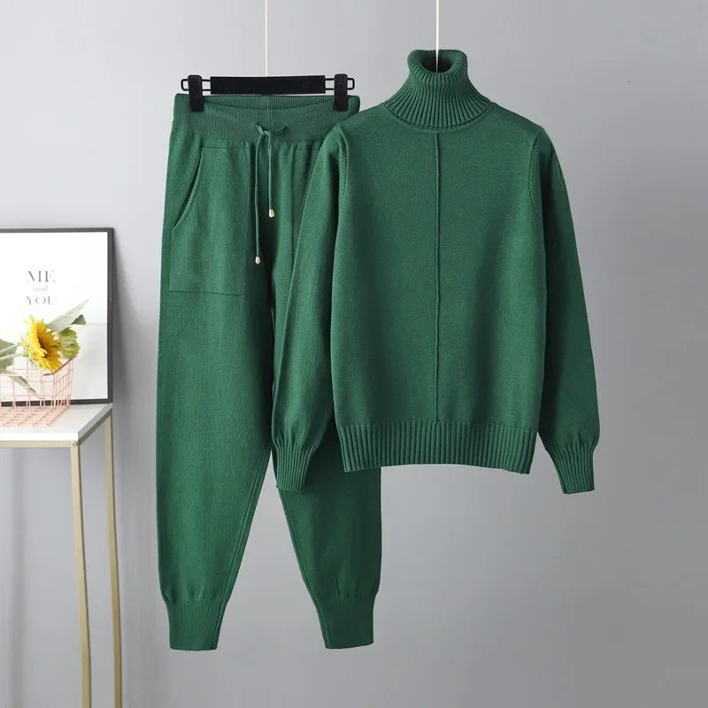 Ladies Cozy 2 Piece Sweater Outfit