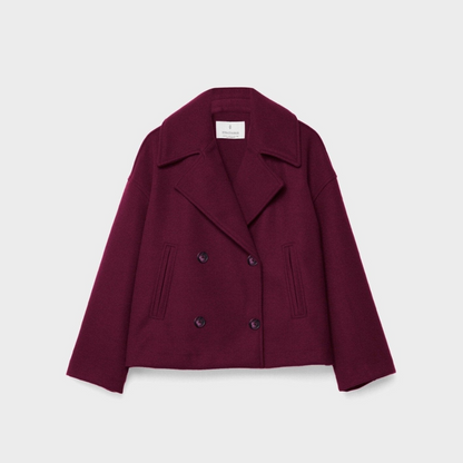 Short double-breasted blazer