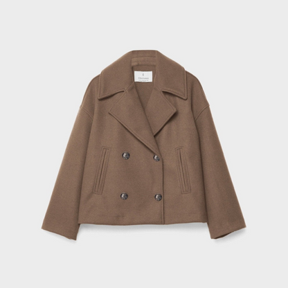 Short double-breasted blazer