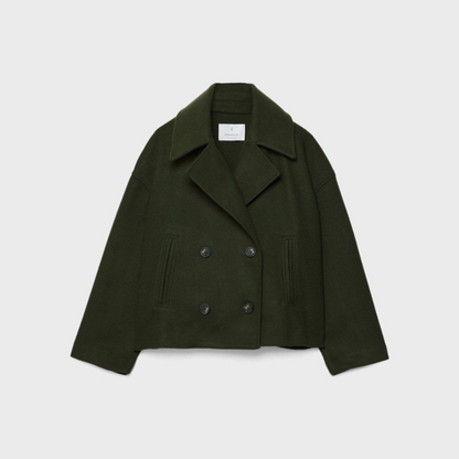 Short double-breasted blazer