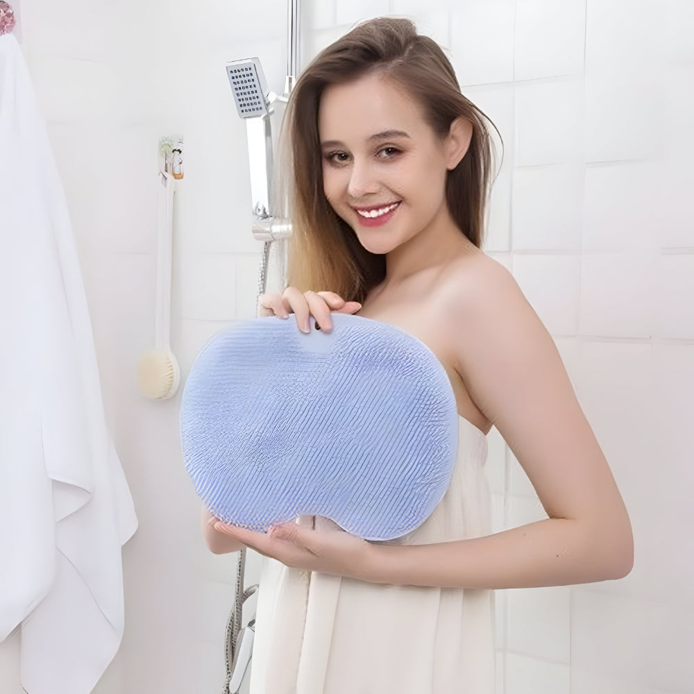 Soft Non Slip Shower Mat Exfoliating Foot Scrubber