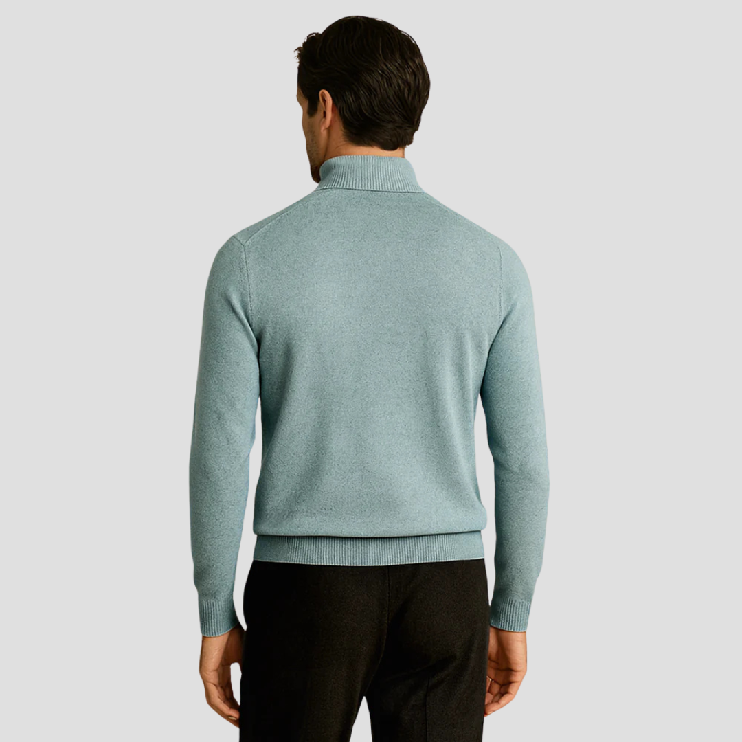 Sinclair | Ribbed Turtleneck Jumper 3