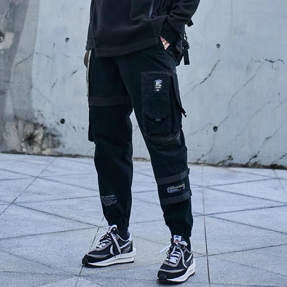 Comfortable Loose Fit Black Cargo Pants