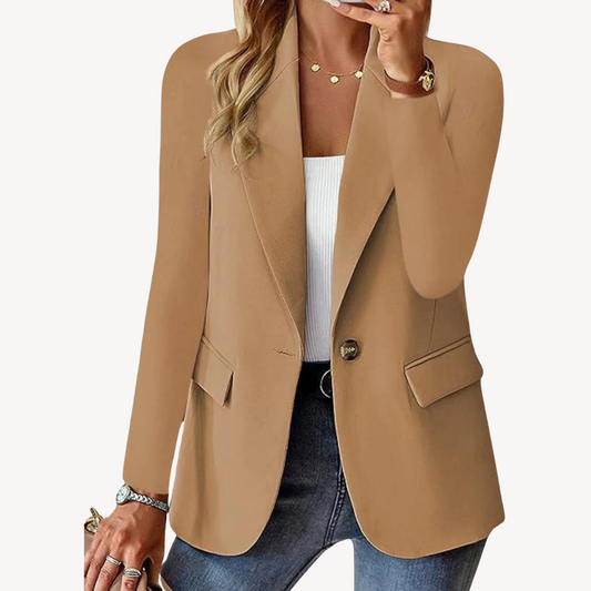 VogeLuxe | Women’s Elegant Solid Suit Jacket