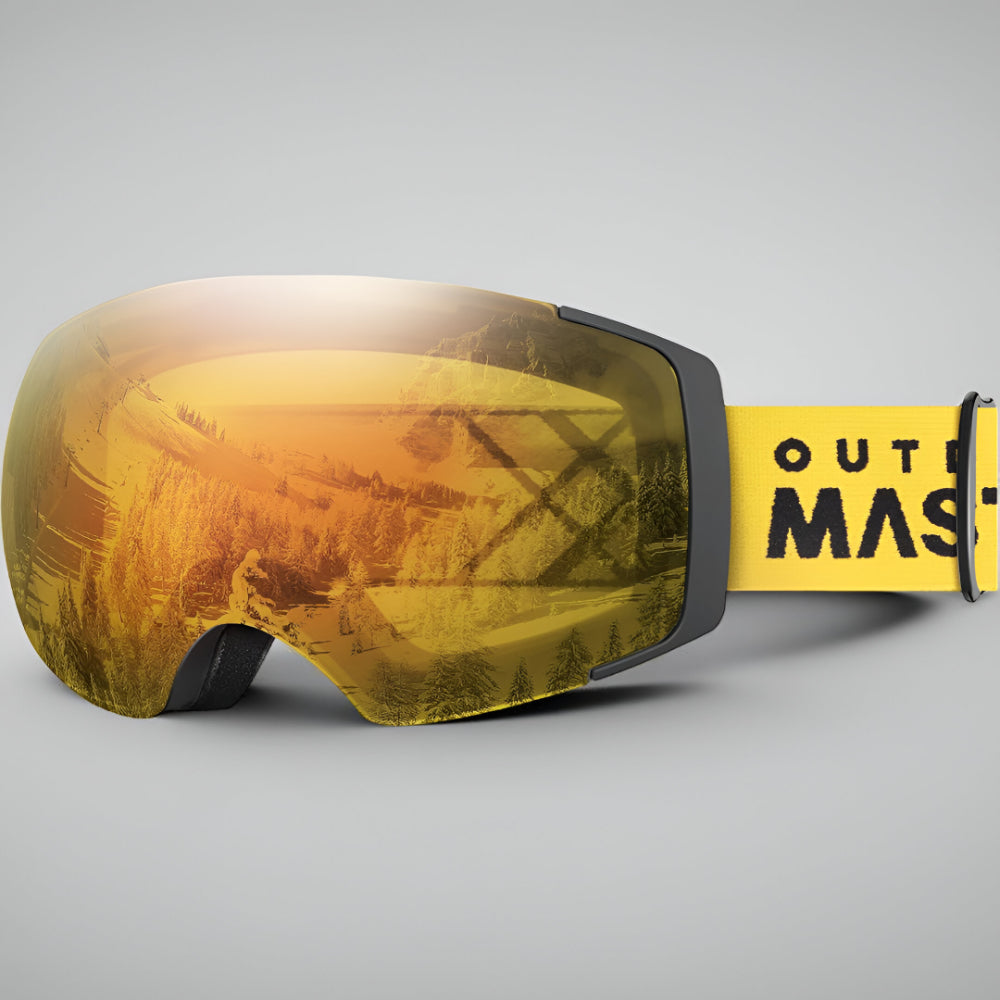 Premium Frameless Ski Goggles Interchangeable Lenses