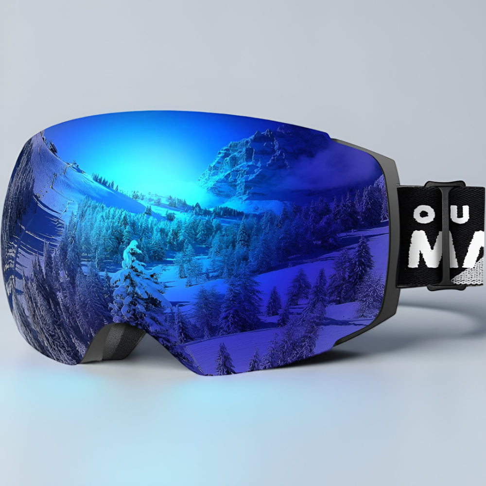 Premium Frameless Ski Goggles Interchangeable Lenses