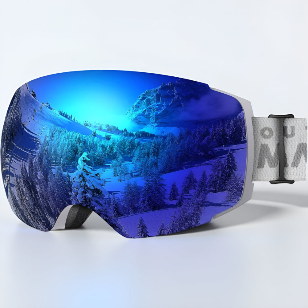 Premium Frameless Ski Goggles Interchangeable Lenses