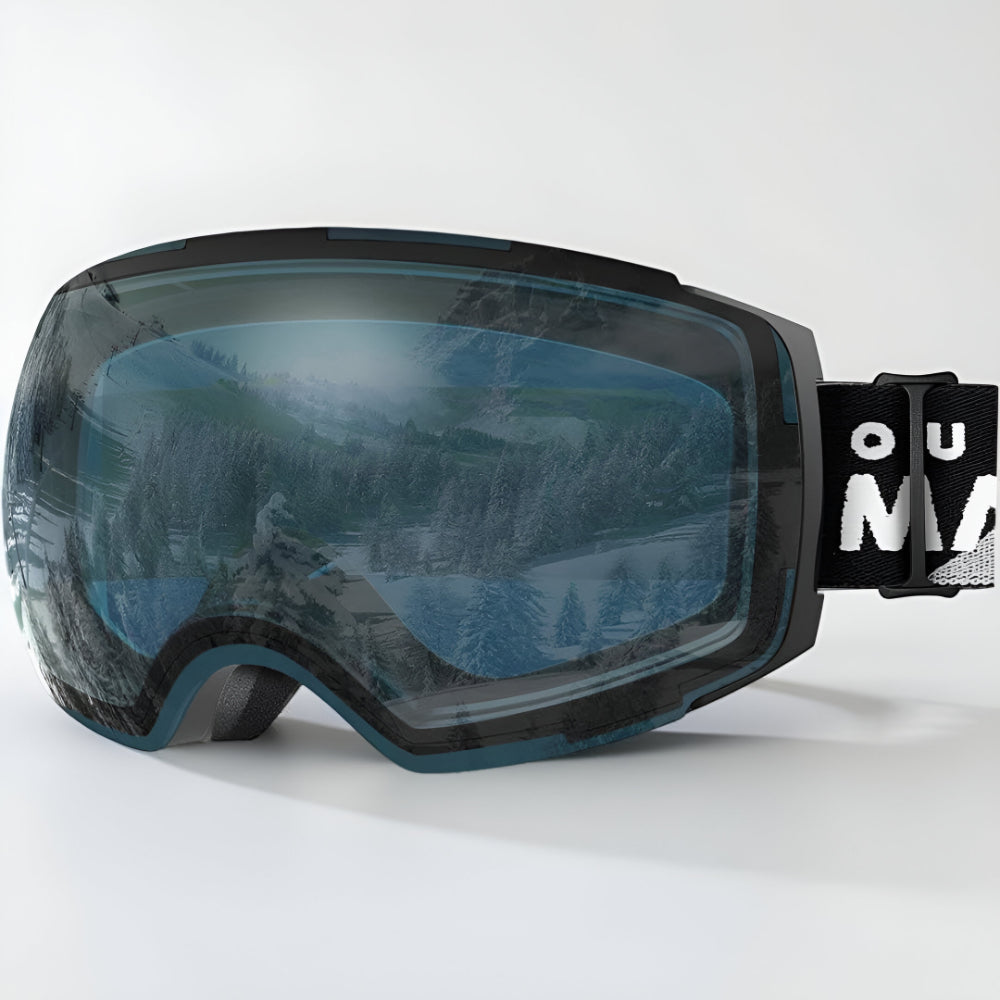 Premium Frameless Ski Goggles Interchangeable Lenses