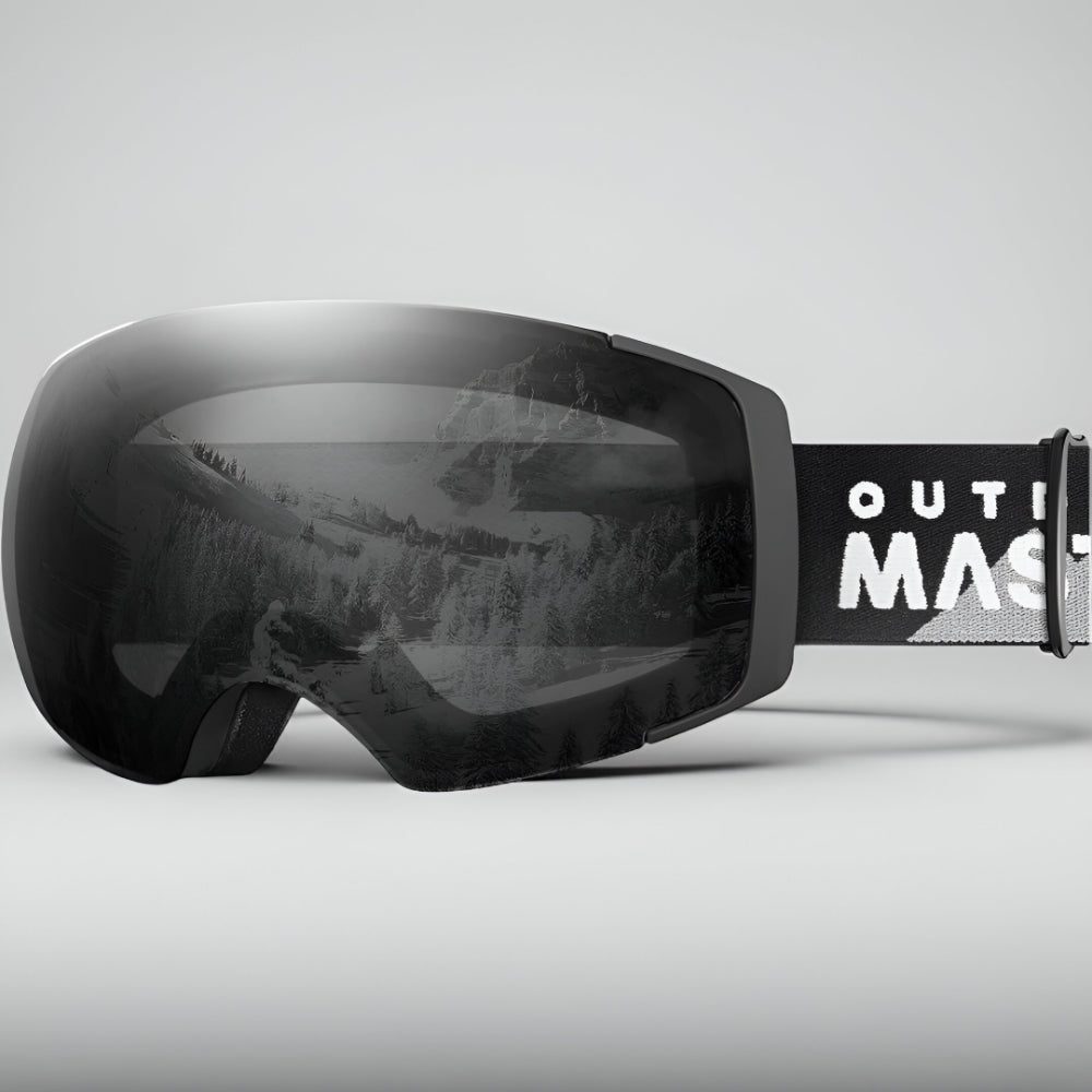 Premium Frameless Ski Goggles Interchangeable Lenses
