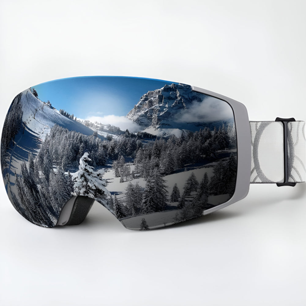 Premium Frameless Ski Goggles Interchangeable Lenses